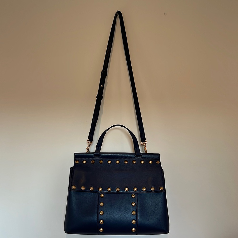 Tory Burch Authentic Block-T Stud Satchel - image 2